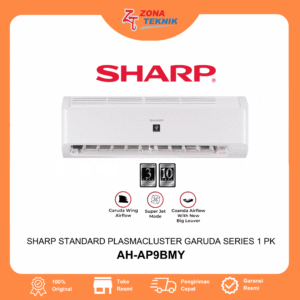 HARGA AC Sharp Standard Wall Mounted Split Plasmacluster Garuda Series 1 PK - AH-AP9BMY